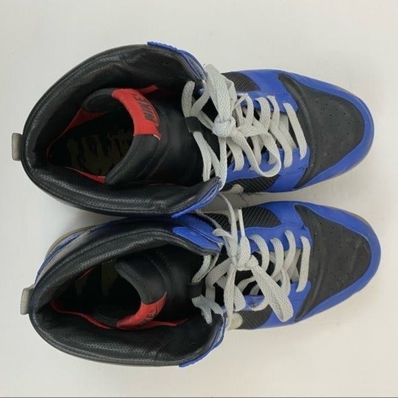 Nike Dunk High Premium Crack Varsity Blue Sneaker Men’s 12 - Picture 7 of 11